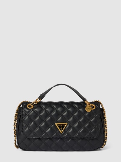 GUESS Handtasche mit Steppnähten Modell 'GIULLY' Black 2