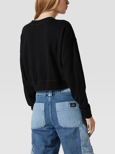 Levi's® Sweatshirt mit Label-Print Modell 'Laundry' Black 5