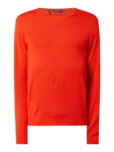 MAERZ Muenchen Pullover aus Schurwolle Rot 2