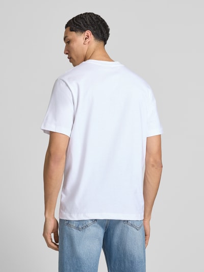 Calvin Klein Jeans T-Shirt mit Label-Stitching Weiss 5
