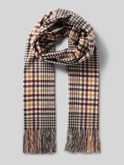 comma Schal mit Ausfransungen Beige 1