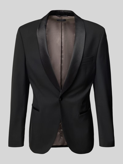 MCNEAL Slim Fit 1-Knopf-Sakko mit Reverskragen Black 2