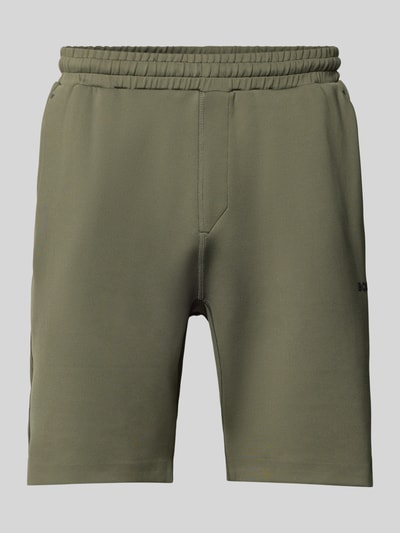 BOSS Green Regular dit sweatshorts van sneldrogend weefsel, model 'HECON ACTIVE' Donkergroen - 1