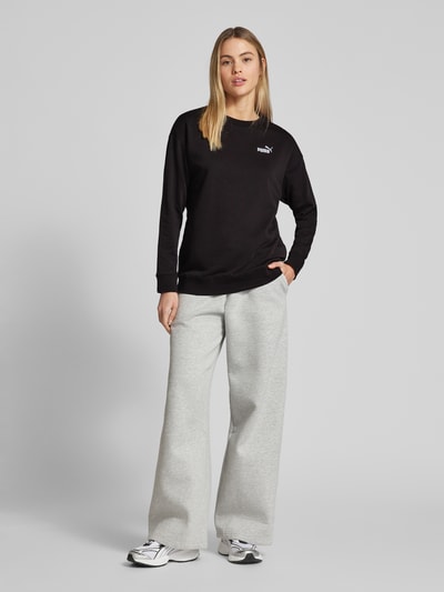 PUMA PERFORMANCE Sweatshirt mit Label-Stitching Black 1