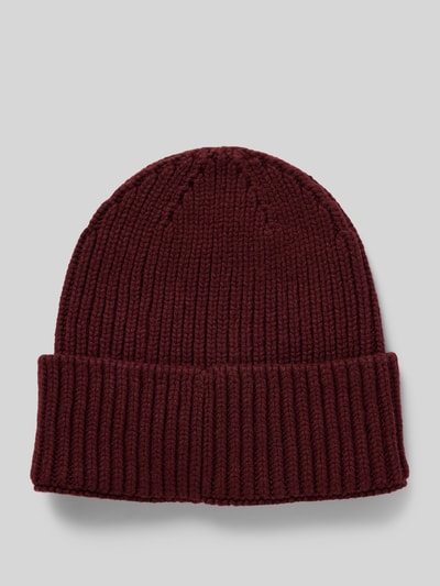 Unio Beanie mit Kaschmir-Anteil Bordeaux 1