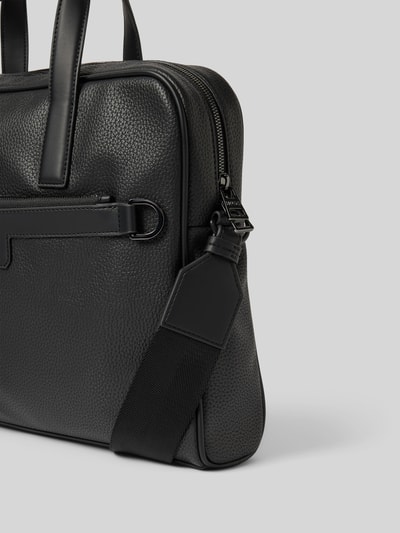 HUGO Laptoptasche mit Label-Detail Modell 'Nesh' Black 2