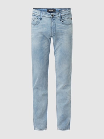 Replay Slim Fit Jeans mit Stretch-Anteil Modell 'Anbass' Hellblau 2
