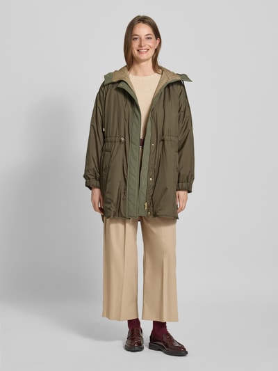 Weekend Max Mara Regular Fit Wendeparka aus regendichtem Gewebe Modell 'ALCAMO' Khaki 1