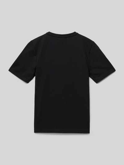 Boss T-Shirt mit Rundhalsausschnitt und Label-Print Black 3