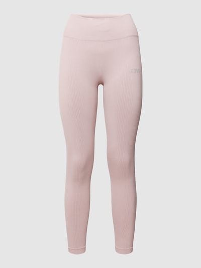 ICANIWILL Legging in riblook, model 'Ribbed Define Seamless' Mauve - 2