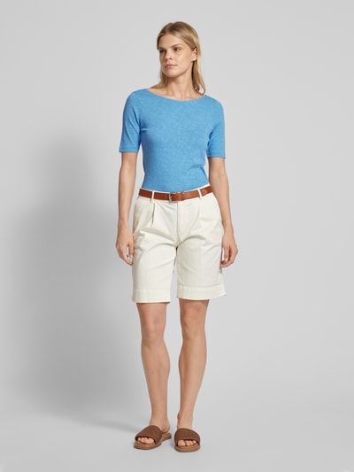 Marc O'Polo T-Shirt mit U-Boot-Ausschnitt Blau 1