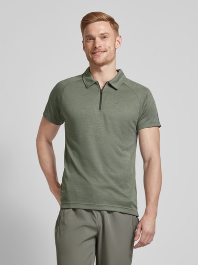 Joy Regular Fit Poloshirt mit Logo-Print Modell 'IVO' Mittelgrau 4