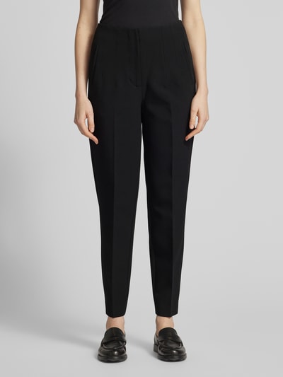 Vero Moda Tapered Fit Stoffhose mit hoher Taille Modell 'LINA' Black 4