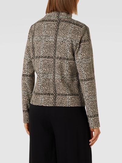 Betty Barclay Blazer met all-over motief Taupe - 5