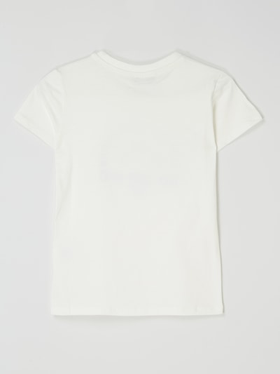 Garcia T-shirt met tekst  Offwhite - 3