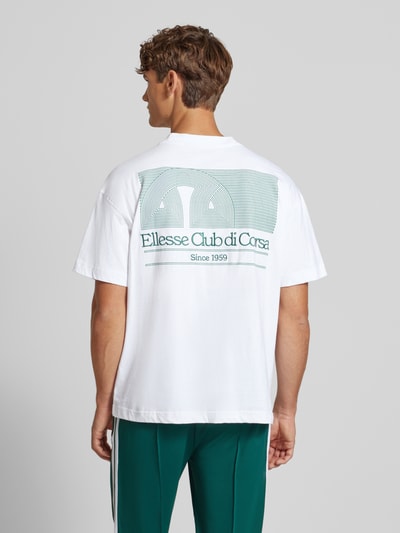 Ellesse T-Shirt mit Rundhalsausschnitt Modell 'CLUB DI CORSA' Weiss 5