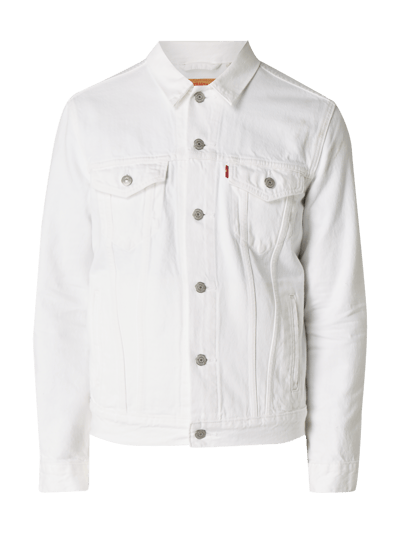Levi's® Kurta barwiona Trucker Jacket z bawełny Złamany biały 2