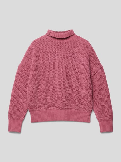 s.Oliver RED LABEL Strickpullover mit Rollkragen Fuchsia 3