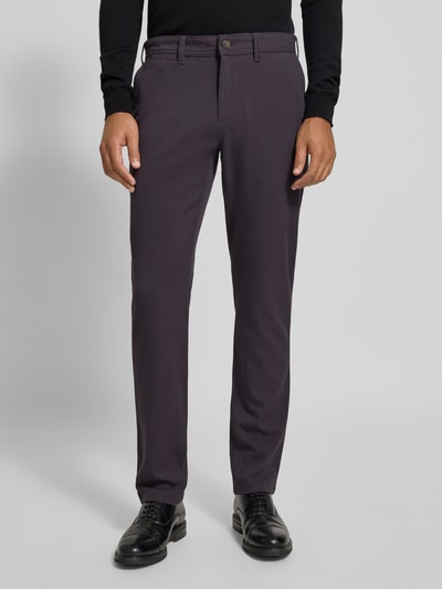 MCNEAL Slim fit stoffen broek met achterzakken Middengrijs - 4