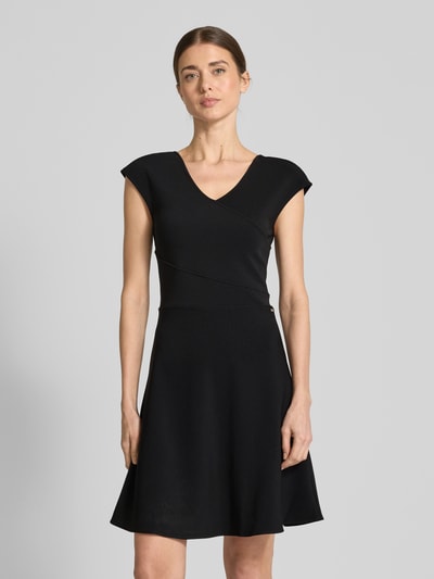 ARMANI EXCHANGE Cocktailkleid mit V-Ausschnitt Black 4