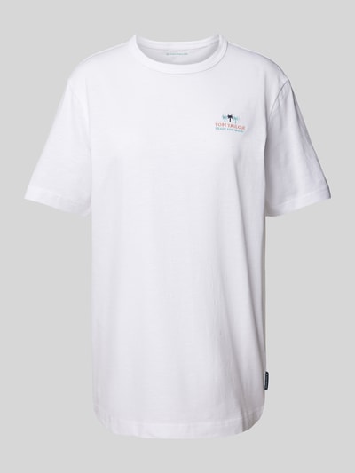 Tom Tailor T-Shirt mit Rundhalsausschnitt Weiss 2