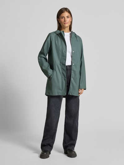 Vero Moda Regular fit functioneel jack met tunnelkoord in de taille, model 'MALOU'  Rietgroen - 1