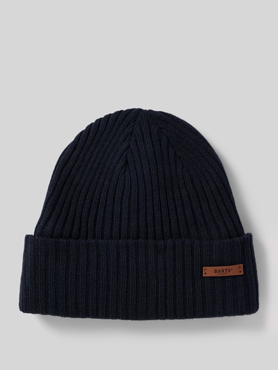 Barts Czapka beanie z detalem z logo model ‘WILBERT’ Granatowy 1