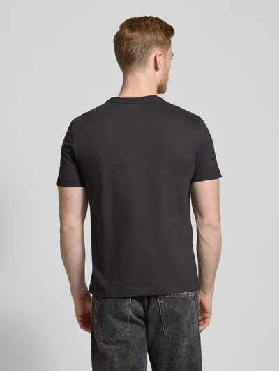 CK Calvin Klein T-Shirt mit Label-Print Black 5