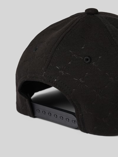 JOOP! Collection Baseballpet met labeldetail, model 'Fargo' Zwart - 3