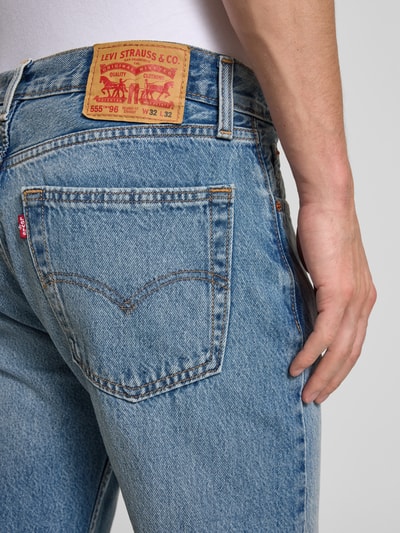 Levi's® Relaxed fit jeans van puur katoen, model '555' Lichtblauw - 3