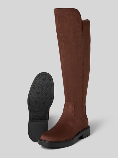 Guess Stiefel mit Label-Applikation Modell 'FYZA2' Mittelbraun 4