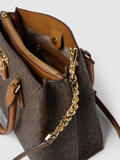 MICHAEL Michael Kors Torebka z logo na całej powierzchni model ‘RUBY’ Średniobrązowy 5