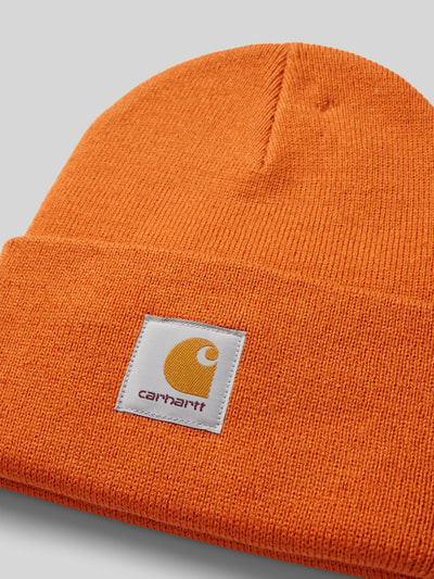 Carhartt Work In Progress Beanie mit Label-Patch Modell 'ACRYLIC WATCH HAT' Orange 2