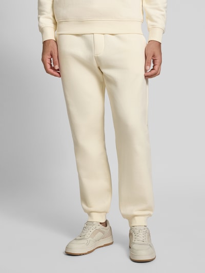 MCNEAL Regular Fit Sweatpants mit elastischen Beinabschlüssen Ecru 4