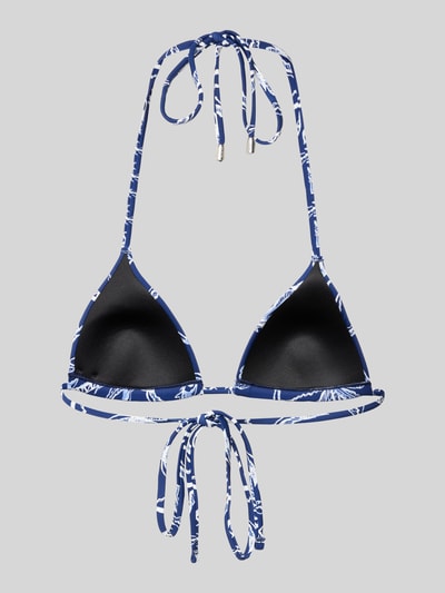 Barts Bikinitop met bloemenprint, model 'Enele' Donkerblauw - 3