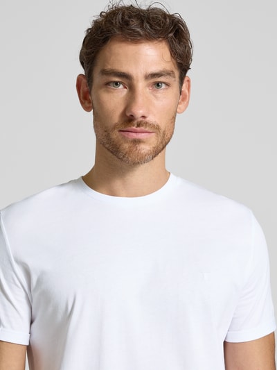 Les Deux T-Shirt mit Rundhalsausschnitt Modell 'Norregaard' Weiss 3