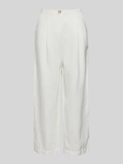 Marc O'Polo Denim Regular Fit Culotte mit Bundfalten Offwhite 2