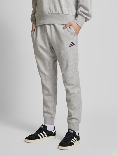 ADIDAS SPORTSWEAR Relaxed Fit Sweatpants mit Logo-Stitching Hellgrau 4