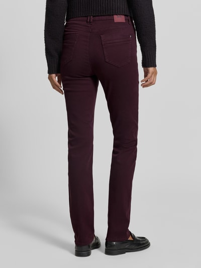 Brax Regular fit jeans van lyocell-mix met katoen en modal model 'MARY' Bordeaux - 5
