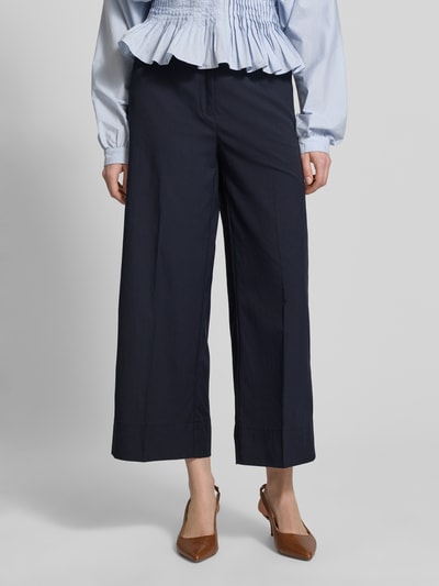 CAMBIO Stoffhose mit Eingrifftaschen Modell 'CARA' Marine 4