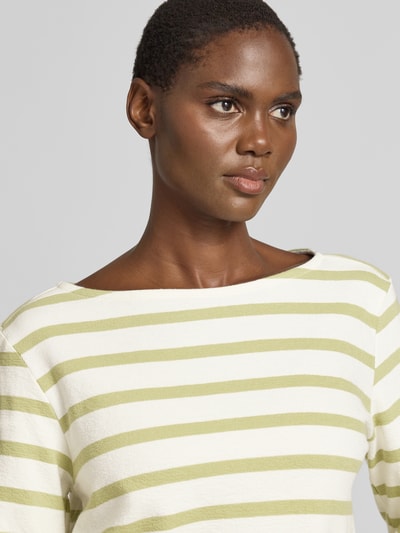 s.Oliver RED LABEL relaxed fit sweatshirt van puur katoen Lichtgroen - 3