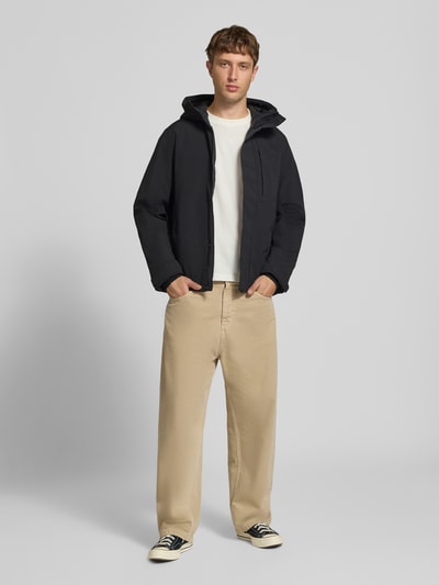 JACK & JONES Jacke mit verdecktem Reißverschluss Modell 'KEEN' BLACK 1