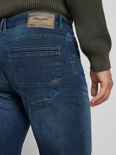 PME Legend Regular Fit Jeans mit Label-Detail Modell 'Nightflight' Jeansblau 3