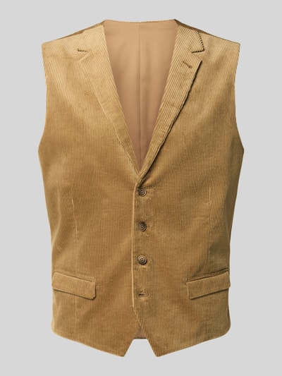 MCNEAL Weste aus Cord mit Pattentaschen Camel 2