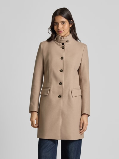 Cinque Płaszcz ze stójką i kieszeniami z patką model ‘ASTRO’ Beżowy 4