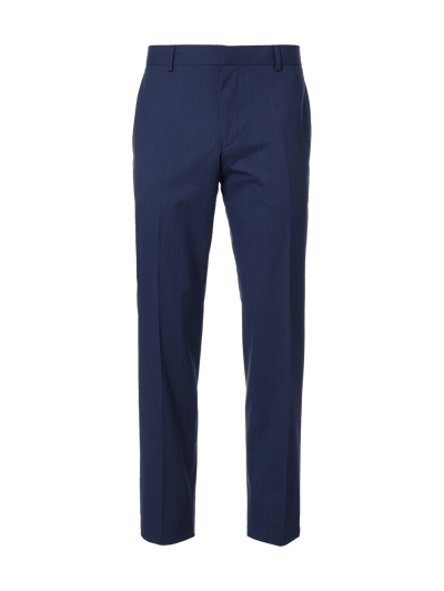 s.Oliver BLACK LABEL Slim Fit Anzug-Hose mit Fensterkaro Dunkelblau 1