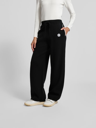 Kenzo Stoffhose mit elastischem Bund Black 4