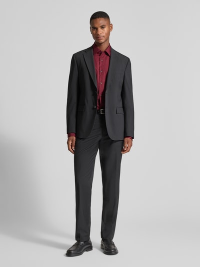 HUGO Regular fit zakelijk overhemd van puur katoen, model 'VALERIO' Bordeaux - 1