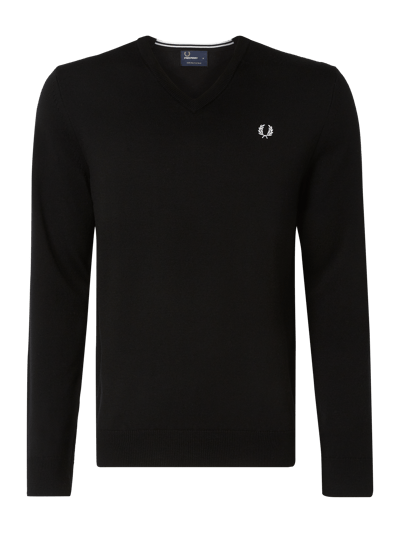 Fred Perry Pullover aus Wolle Black 2