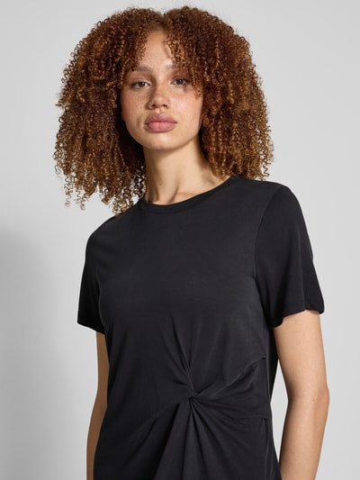 Pieces Fließendes Freizeitkleid mit Taillenraffung Modell 'NORA' Black 3